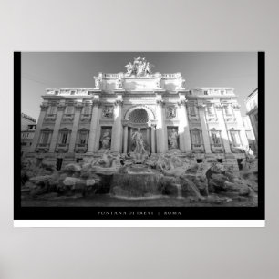 Fontana di Trevi - Trevi - fontain Poster