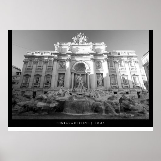 Fontana di Trevi - Trevi - fontain Poster (Voorkant)