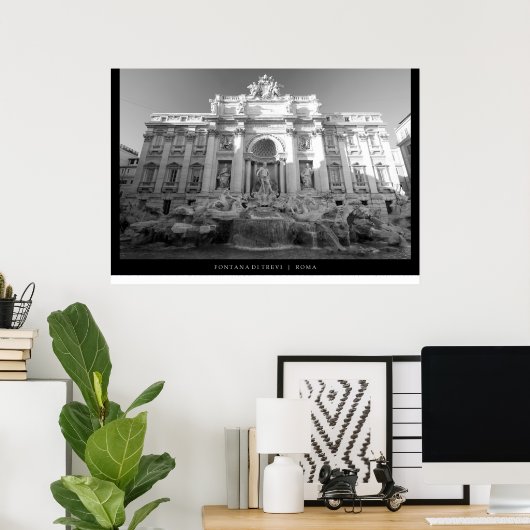 Fontana di Trevi - Trevi - fontain Poster (Thuiskantoor)