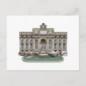 Fontana di Trevi: Trevi Fountain: 3D-model: Briefkaart (Voorkant)