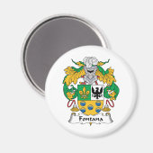 Fontana Family Crest Magneet (Voorkant / Achterkant)