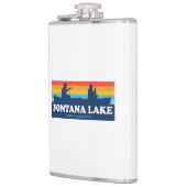 Fontana Lake North Carolina Canoe Heupfles (Links)