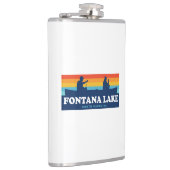 Fontana Lake North Carolina Canoe Heupfles (Rechts)