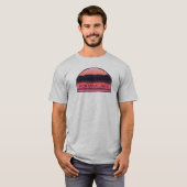 Fontana Lake North Carolina Red Sunrise T-shirt (Voorkant volledig)
