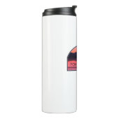 Fontana Lake North Carolina Red Sunrise Thermosbeker (Gedraaid links)