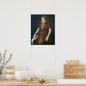 Fontana - Portret van edelvrouw Poster (Keuken)