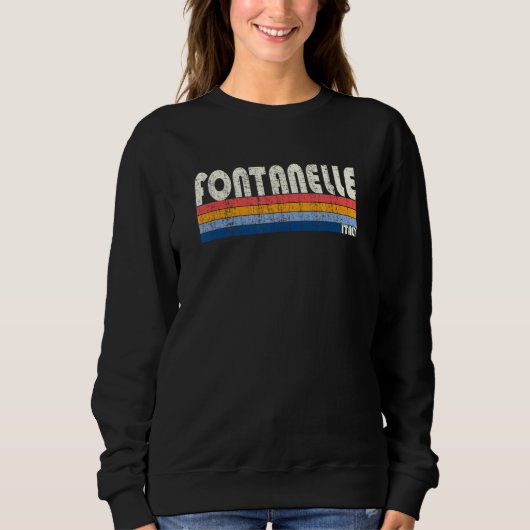 Fontanelle Italy Retro 70s 80s Style Trui (Voorkant)