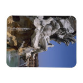 Fonte van de vier rivieren, Piazza Navona, Rome, Magneet (Horizontaal)