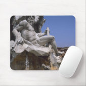 Fonte van de vier rivieren, Piazza Navona, Rome, Muismat (Met muis)
