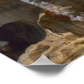 Fonte van de Vier Rivieren, Piazza Navona, Rome, Poster (Hoek)