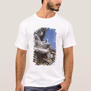 Fonte van de vier rivieren, Piazza Navona, Rome, T-shirt