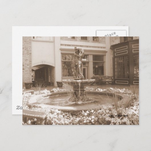 fontein-a-Bloom Briefkaart (Voorkant / Achterkant)