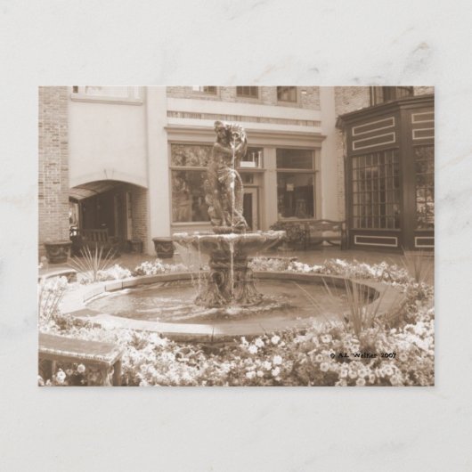 fontein-a-Bloom Briefkaart (Voorkant)