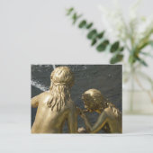 fontein beeld briefkaart (Staand voorkant)