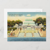 Fontein, Belle Isle Park Detroit Michigan Briefkaart (Voorkant / Achterkant)