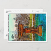 Fontein bij Old Courthouse, Fredericksburg, TX Briefkaart (Voorkant / Achterkant)