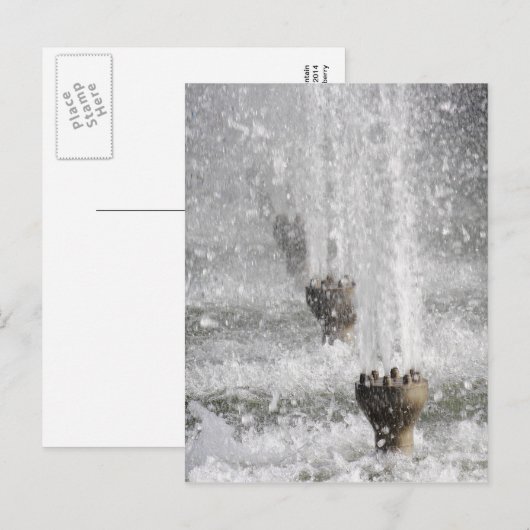 fontein briefkaart (Voorkant / Achterkant)