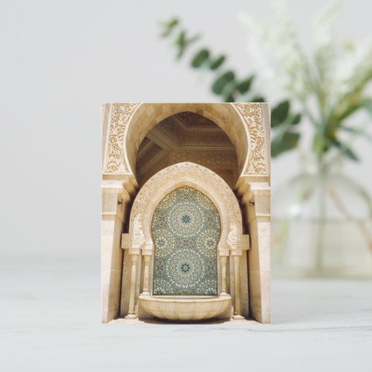 fontein briefkaart (Staand voorkant)