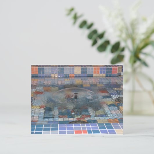 fontein briefkaart (Staand voorkant)