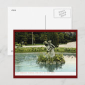 Fontein, Como Park, St. Paul, MN 1907 Vintage Briefkaart (Voorkant / Achterkant)