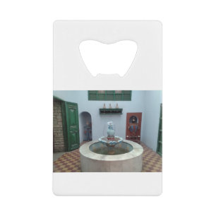 fontein creditkaart flessenopener