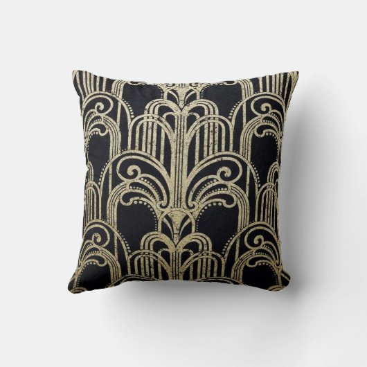  fontein design art deco kussen (Achterkant)