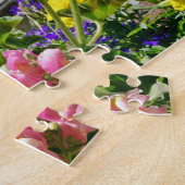 Fontein en bloemen Puzzel (Zijkant)