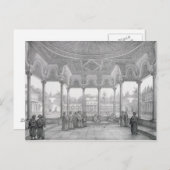 fontein en kiosk van de tuin van Choubrah, van Briefkaart (Voorkant / Achterkant)