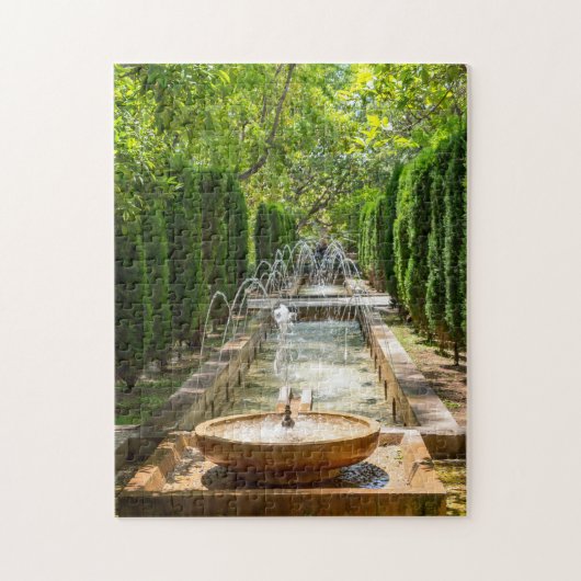 Fontein in Almudaina-tuinen - Palma de Mallorca Legpuzzel (Verticaal)