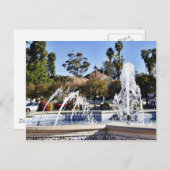 fontein in Balbao Park San Diego Briefkaart (Voorkant / Achterkant)