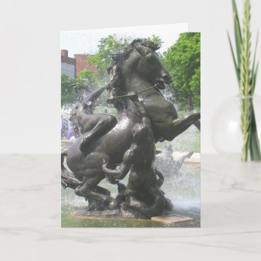 Fontein in de Stad van Kansas Kaart (Voorkant)