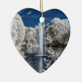 fontein in infrarood keramisch ornament (Rechts)