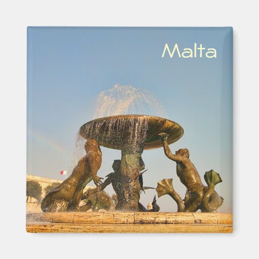 Fontein in Malta Magneet (Voorkant)