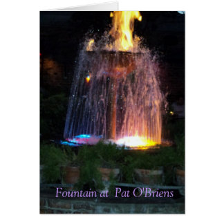 fontein in Pat O'Briens New Orleans