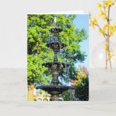 fontein in Pella, Iowa Kaart (Gele Bloem)
