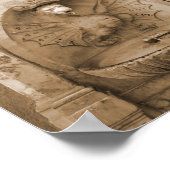 fontein in Rome Poster (Hoek)