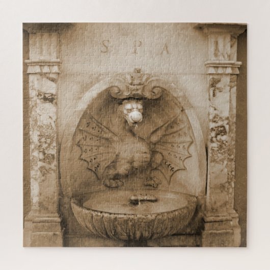 fontein in Rome Poster Jigzaag Puzzle Legpuzzel (Verticaal)