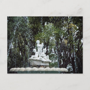 Fontein in Varna stad, Bulgarije Briefkaart