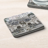 fontein met Neptunstandbeeld in Praag Bier Onderzetter (Linkerzijde)