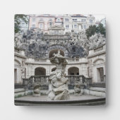 fontein met Neptunstandbeeld in Praag Fotoplaat (Voorkant)