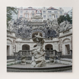 fontein met Neptunstandbeeld in Praag Legpuzzel