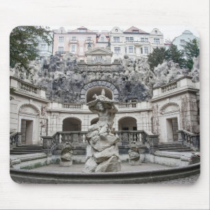 fontein met Neptunstandbeeld in Praag Muismat