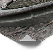 fontein met Neptunstandbeeld in Praag Poster (Hoek)