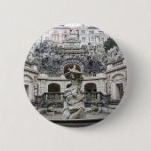 fontein met Neptunstandbeeld in Praag Ronde Button 5,7 Cm (Voorkant)