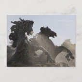 fontein, monument des Girondins, Bordeaux; Briefkaart (Voorkant)