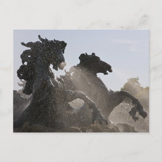 fontein, monument des Girondins, Bordeaux; Briefkaart (Voorkant)