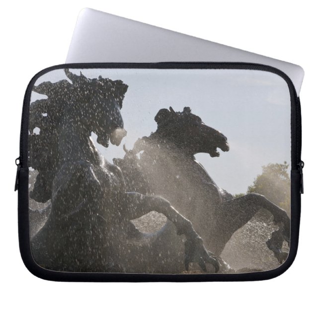 Fontein, Monument des Girondins, Bordeaux, Laptop Sleeve (Voorkant)