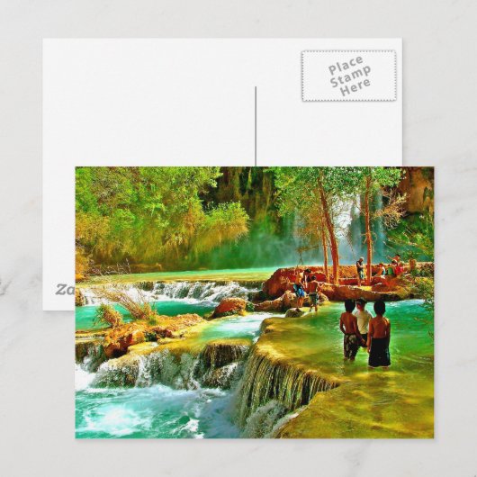 fontein of Youth Briefkaart (Voorkant / Achterkant)