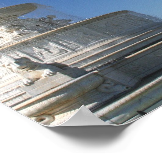 fontein op Belle Isle Poster (Hoek)