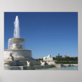 fontein op Belle Isle Poster (Voorkant)